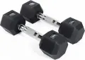 Комплект шестостенни дъмбели Core Balance, 2 × 5 кг, снимка 1