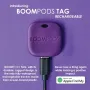 Boompods Boomtag Bluetooth устройство за проследяване, тракер, съвместим с Apple Find My App, лилав, снимка 5