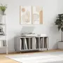 vidaXL Шкаф за винилови плочи сив сонома 100x38x48 см инженерно дърво, снимка 2
