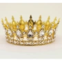 Нова Златна корона със стрази и големи камъни VERSAGO, снимка 3