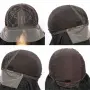 Елегантна черна права перука 70 см с Lace Front дантелен път 13×4×1, снимка 6