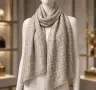 Fendi шал ✨ кашмир и коприна, снимка 9