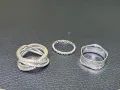 Сребърни пръстени гривна silver 925 grivna prasten srebro, снимка 3