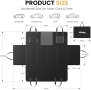 Нов протектор за задна седалка за куче черен, непромокаем, универсален, снимка 2