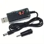 Адаптер DC 5V към 9V или ​​12V, регулируем,  USB кабел за захранване на рутер, камера и други, снимка 2