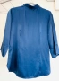 Винтидж синя копринена блуза RA-RE - италиански лукс от 90-те, снимка 9