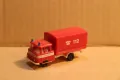 BUSCH? 1:87 H0 ROBUR ПОЖАРНА КАМИОН ТИР ИГРАЧКА МОДЕЛ, снимка 6