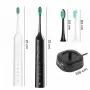 Комплект от 2 броя електрическа звукова четка Toothie X 2в1 с 6 накрайника и зарядна база, снимка 7