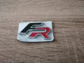 емблема Seat FR черно с червено, снимка 1