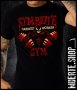 Черна тениска с щампа RED SYMBIOTE GYM, снимка 1 - Тениски - 41337535