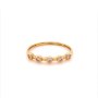 Златен дамски пръстен 1,06гр. размер:58 14кр. проба:585 модел:17770-6, снимка 1 - Пръстени - 41481812