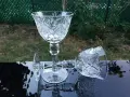 Български кристален сервиз за ракия, снимка 7