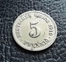Стара монета  5 пфенига 1910 г. буква  F -  Германия- топ цена !, снимка 11