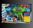 Пистолет с меки топчета,Quick Blast Air Popper Pump To Shoot Gun 2в1, снимка 2