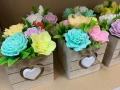 цветя изработени с глицеринов ароматен сапун , снимка 18