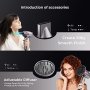 Нов Сешоар с дифузер за коса 1300W 2 скорости Жени Мъже Прическа, снимка 7