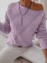 Дамски пуловер с отворени рамене и декоративни перфорации, 3цвята , снимка 3