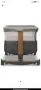 Детска кошара Co-Sleeper с люлка Lionelo Leonie, Grey Sand, снимка 3