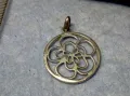 АЖУРЕН ФЛОРАЛЕН СРЕБЪРЕН МЕДАЛЬОН СРЕБРО СРЕБРО 925 ДИЗАЙНЕРСКО АРТ БИЖУ 28816, снимка 11