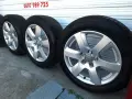 Оригинални алуминиеви джанти за Audi с гуми Hankook 17", снимка 5