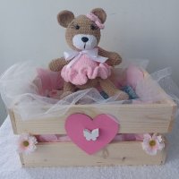 Уникален подарък за бебе, подарък за погача, подарък за изписване на бебе, снимка 1 - Комплекти за бебе - 40688340