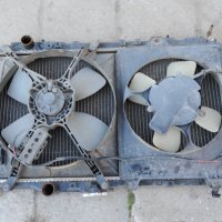 Радиатор с охлаждащи вентилатори Мицубиши Спейс Вагон Mitsubishi , снимка 2 - Части - 39243784