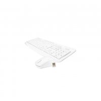 Комбинирана безжична клавиатура и мишка Bornd M610 (бяла), снимка 3 - Клавиатури и мишки - 40000428