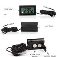 Цифров термометър със сонда / бял, снимка 3 - Друга електроника - 41996548