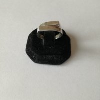 Сребърен изчистен пръстен . Сребро проба 925 ., снимка 3 - Пръстени - 38611210