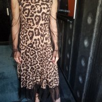 Тигрова рокля на SHEIN , снимка 2 - Рокли - 40896036