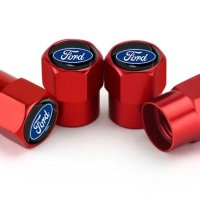 Нови метални капачки за винтили за Форд Ford и други автомобили НАЛИЧНО, снимка 3 - Аксесоари и консумативи - 44242876