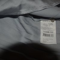 Дамска сива тюлена риза с яка, снимка 4 - Ризи - 42150504