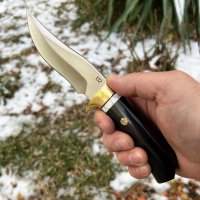 Ръчно изработен ловен нож DER HUNT -D2; 106x218, снимка 5 - Ножове - 41544123