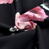 Дамска блуза в черно с ефектни презрамки с бродирани цветя, снимка 13 - Блузи с дълъг ръкав и пуловери - 42156075