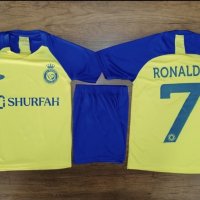 КРИСТИАНО РОНАЛДО АЛ НАСЪР 2023 НОВИЯ Екип AL NASSR RONALDO детско, снимка 2 - Футбол - 39494412