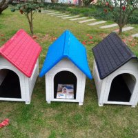 НОВА Добре вентилирана изолирана Пластмасова Къща колиба за куче котка, снимка 2 - За кучета - 41516319