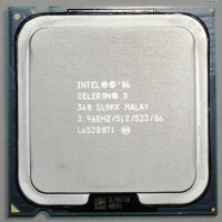 Продавам процесор CPU за компютър Intel Celeron 360 socket 775 3,46 Ghz/ 512/ 533 mhz, снимка 1 - Процесори - 44670649