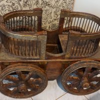 Стара количка, снимка 6 - Антикварни и старинни предмети - 41842566