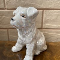 Прекрасно куче от порцелан със седефен ефект, снимка 8 - Антикварни и старинни предмети - 42357692