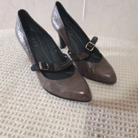 B&CO-eст.кожа,обувки на среден ток., снимка 2 - Дамски обувки на ток - 33930915