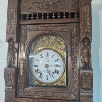 Френски паркетен часовник, снимка 6 - Антикварни и старинни предмети - 36374737