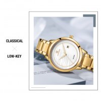 Дамски часовник NAVIFORCE Clarity Gold/White 5008 GW. , снимка 11 - Дамски - 34743466