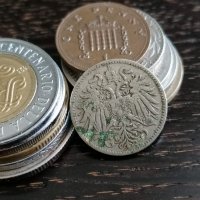 Монета - Австро-Унгария - 10 хелера | 1893г., снимка 2 - Нумизматика и бонистика - 34111174