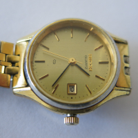 Дамски ретро часовник RICOH Quartz 674001, позлатен., снимка 6 - Дамски - 44636748