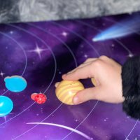 Комплект наука за космоса, 17 части, галактическа игра за обучение, снимка 9 - Образователни игри - 41947247