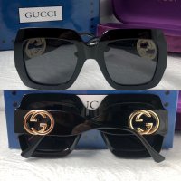 Gucci 2023 дамски слънчеви очила два цвята, снимка 2 - Слънчеви и диоптрични очила - 40791954