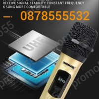 Професионални микрофони-2бр. безжични, Метална решетка, 6.35 мм,USB, снимка 12 - Микрофони - 39692084