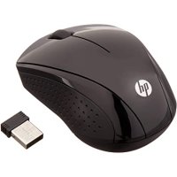 Безжична мишка HP Wireless X3000, 1200 dpi, Черна, снимка 1 - Клавиатури и мишки - 27779818