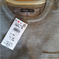 Елегантна блуза за момче  в сив цвят 13 год-164 см /Резерве, снимка 4 - Детски пуловери и жилетки - 36272165
