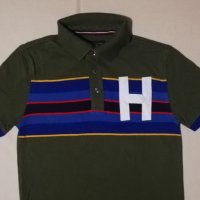 Tommy Hilfiger оригинална поло тениска ръст 128-137см памучна фланелка, снимка 2 - Детски тениски и потници - 34030267